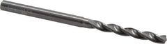 Kennametal - 11/64" 130° Solid Carbide Jobber Drill - Bright Finish, Right Hand Cut, Spiral Flute, Straight Shank, 2.91" OAL, Standard Point - Apex Tool & Supply
