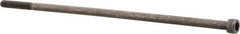 Value Collection - #10-24 UNC Hex Socket Drive, Socket Cap Screw - Alloy Steel, Black Oxide Finish, Partially Threaded, 6" Length Under Head - Apex Tool & Supply