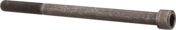 Value Collection - 3/8-24 UNF Hex Socket Drive, Socket Cap Screw - Alloy Steel, Black Oxide Finish, Partially Threaded, 5-1/2" Length Under Head - Apex Tool & Supply