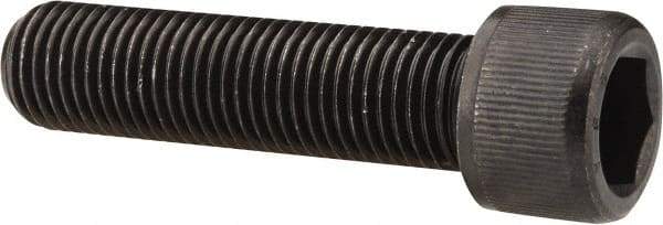Value Collection - 7/16-20 UNF Hex Socket Drive, Socket Cap Screw - Alloy Steel, Black Oxide Finish, Fully Threaded, 1-3/4" Length Under Head - Apex Tool & Supply