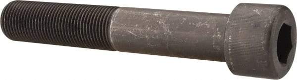 Value Collection - 1-12 UNF Hex Socket Drive, Socket Cap Screw - Alloy Steel, Black Oxide Finish, Partially Threaded, 6" Length Under Head - Apex Tool & Supply