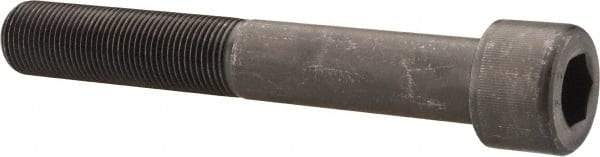 Value Collection - 1-12 UNF Hex Socket Drive, Socket Cap Screw - Alloy Steel, Black Oxide Finish, Partially Threaded, 7" Length Under Head - Apex Tool & Supply