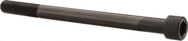 Value Collection - 7/8-9 UNC Hex Socket Drive, Socket Cap Screw - Alloy Steel, Black Oxide Finish, Partially Threaded, 12" Length Under Head - Apex Tool & Supply
