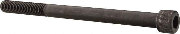Value Collection - 9/16-12 UNC Hex Socket Drive, Socket Cap Screw - Alloy Steel, Black Oxide Finish, Partially Threaded, 7-1/2" Length Under Head - Apex Tool & Supply