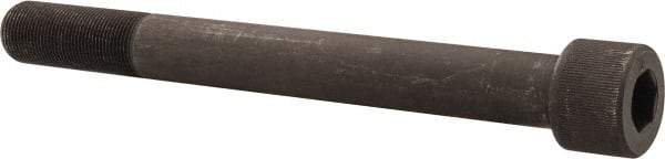Value Collection - 1-1/4 - 12 UNF Hex Socket Drive, Socket Cap Screw - Alloy Steel, Black Oxide Finish, Partially Threaded, 12" Length Under Head - Apex Tool & Supply