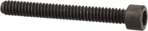 Value Collection - #1-64 UNC Hex Socket Drive, Socket Cap Screw - Alloy Steel, Black Oxide Finish, Fully Threaded, 5/8" Length Under Head - Apex Tool & Supply