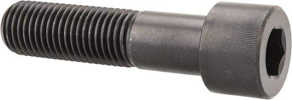 Value Collection - 1-3/8 - 6 UNC Hex Socket Drive, Socket Cap Screw - Alloy Steel, Black Oxide Finish, Partially Threaded, 5-1/2" Length Under Head - Apex Tool & Supply