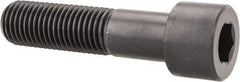 Value Collection - 1-3/8 - 6 UNC Hex Socket Drive, Socket Cap Screw - Alloy Steel, Black Oxide Finish, Partially Threaded, 5-1/2" Length Under Head - Apex Tool & Supply