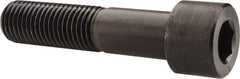 Value Collection - 1-3/8 - 6 UNC Hex Socket Drive, Socket Cap Screw - Alloy Steel, Black Oxide Finish, Partially Threaded, 6" Length Under Head - Apex Tool & Supply