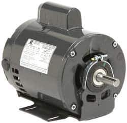 US Motors - 1/2 hp, ODP Enclosure, Auto Thermal Protection, 3,450 RPM, 115/208-230 Volt, 60 Hz, Industrial Electric AC/DC Motor - Size 48 Frame, Resilient Mount, 1 Speed, Sleeve Bearings, 8.6/4.3 Full Load Amps, A Class Insulation, Reversible - Apex Tool & Supply