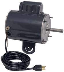 US Motors - 1/5 hp, ODP Enclosure, Auto Thermal Protection, 1,100 RPM, 277 Volt, 60 Hz, Industrial Electric AC/DC Motor - Size 48 Frame, Resilient Base Mount, 3 Speed, Ball Bearings, 1.0 Full Load Amps, B Class Insulation, CCW Lead End - Apex Tool & Supply