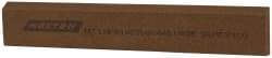 Norton - 6" Long x 1" Wide x 1/4" Thick, Aluminum Oxide Sharpening Stone - Rectangle, Medium Grade - Apex Tool & Supply