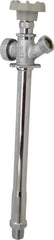 B&K Mueller - 1/2" Pipe, 10" Long Shank, Chrome Plated Brass Antisiphon Frostfree Sillcock - Handwheel Handle, Male & Solder End Connections, 125 psi WOG Rating - Apex Tool & Supply