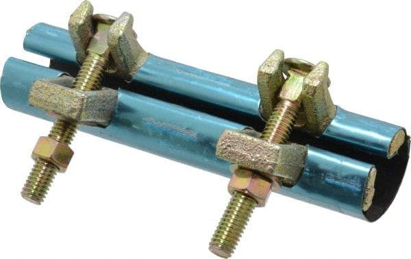 B&K Mueller - 1/2" Pipe Two Bolt 6" Repair Clamp - For Providing Strong Positive Seal In Repairing Leaking Pipes - Apex Tool & Supply