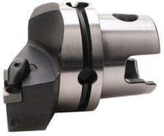 Kennametal - Right Hand Cut, Size KM80, CN.. Insert Compatiblity, Internal Modular Turning & Profiling Cutting Unit Head - 53mm Ctr to Cutting Edge, 70mm Head Length, Through Coolant, Series Kenclamp - Apex Tool & Supply