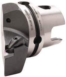 Kennametal - Left Hand Cut, Size KM80, DN.. Insert Compatiblity, External Modular Turning & Profiling Cutting Unit Head - 53mm Ctr to Cutting Edge, 70mm Head Length, Through Coolant, Series Kenclamp - Apex Tool & Supply