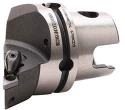 Kennametal - Left Hand Cut, Size KM80, DN.. Insert Compatiblity, Internal Modular Turning & Profiling Cutting Unit Head - 53mm Ctr to Cutting Edge, 70mm Head Length, Through Coolant, Series Kenclamp - Apex Tool & Supply