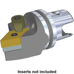 Kennametal - Neutral Cut, Size KM32, DN.. Insert Compatiblity, External Modular Turning & Profiling Cutting Unit Head - 40mm Head Length, Through Coolant, Series Kenloc - Apex Tool & Supply