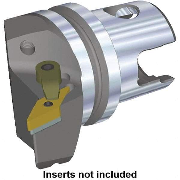 Kennametal - Right Hand Cut, Size KM32, VN.. Insert Compatiblity, External Modular Turning & Profiling Cutting Unit Head - 22mm Ctr to Cutting Edge, 40mm Head Length, Through Coolant, Series Kenloc - Apex Tool & Supply