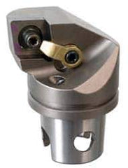 Kennametal - Right Hand Cut, Size KM80, CN.. Insert Compatiblity, Internal Modular Turning & Profiling Cutting Unit Head - 53mm Ctr to Cutting Edge, 70mm Head Length, Through Coolant, Series Kenloc - Apex Tool & Supply