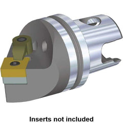 Kennametal - Neutral Cut, Size KM32, SN.. Insert Compatiblity, External Modular Turning & Profiling Cutting Unit Head - 40mm Head Length, Through Coolant, Series Kenloc - Apex Tool & Supply