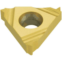 Iscar - 22UERL External Left & Right Hand Trapez Laydown Threading Insert - Grade IC908, TiAlN Coated Carbide, 12.7mm Inscribed Circle - Apex Tool & Supply