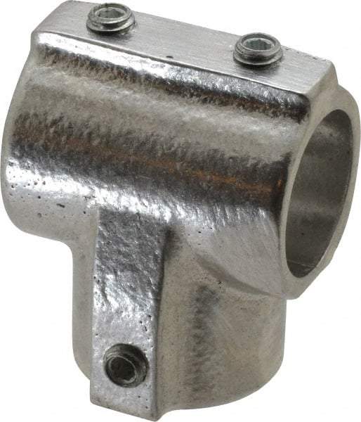 Hollaender - 3/4" Pipe, 90° Three Socket Tee, Aluminum Alloy Tee Pipe Rail Fitting - Bright Finish - Apex Tool & Supply