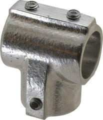 Hollaender - 3/4" Pipe, 90° Three Socket Tee, Aluminum Alloy Tee Pipe Rail Fitting - Bright Finish - Apex Tool & Supply