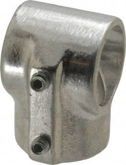 Hollaender - 1-1/4" Pipe, Tee-E, Aluminum Alloy Tee Pipe Rail Fitting - Bright Finish - Apex Tool & Supply