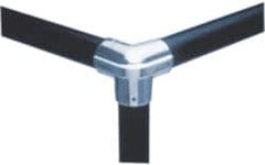 Hollaender - 3/4" Pipe, Side Outlet Elbow, Aluminum Alloy Elbow Pipe Rail Fitting - Bright Finish - Apex Tool & Supply