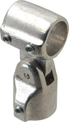 Hollaender - 1" Pipe, Adjustable Elbow Assembly, Aluminum Alloy Elbow Pipe Rail Fitting - Bright Finish - Apex Tool & Supply
