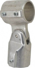 Hollaender - 1-1/4" Pipe, Adjustable Elbow Assembly, Aluminum Alloy Elbow Pipe Rail Fitting - Bright Finish - Apex Tool & Supply