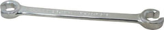 Blackhawk by Proto - 1/2 x 9/16", Full Polish, Open End Flare Nut Wrench - 6 Points, 7-1/2" OAL, Steel, Double End Head - Apex Tool & Supply
