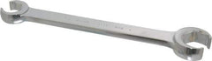 Blackhawk by Proto - 3/4 x 1", Full Polish, Open End Flare Nut Wrench - 6 Points, 9-13/64" OAL, Steel, Double End Head - Apex Tool & Supply