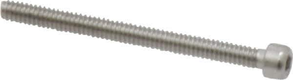 Value Collection - #0-80 UNF Hex Socket Drive, Socket Cap Screw - Grade 18-8 & Austenitic A2 Stainless Steel, Partially Threaded, 3/4" Length Under Head - Apex Tool & Supply