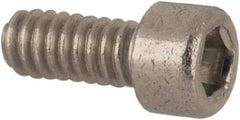 Value Collection - #1-64 UNC Hex Socket Drive, Socket Cap Screw - Grade 18-8 & Austenitic A2 Stainless Steel, Fully Threaded, 3/16" Length Under Head - Apex Tool & Supply