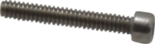 Value Collection - #1-64 UNC Hex Socket Drive, Socket Cap Screw - Grade 18-8 & Austenitic A2 Stainless Steel, Fully Threaded, 1/2" Length Under Head - Apex Tool & Supply