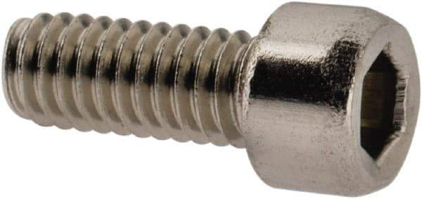 Value Collection - #3-56 UNF Hex Socket Drive, Socket Cap Screw - Grade 18-8 & Austenitic A2 Stainless Steel, Fully Threaded, 1/4" Length Under Head - Apex Tool & Supply