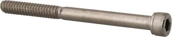 Value Collection - #10-24 UNC Hex Socket Drive, Socket Cap Screw - Grade 18-8 & Austenitic A2 Stainless Steel, Partially Threaded, 2-1/4" Length Under Head - Apex Tool & Supply
