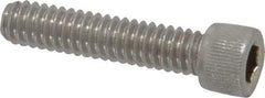 Value Collection - 1/4-20 UNC Hex Socket Drive, Socket Cap Screw - Grade 18-8 & Austenitic A2 Stainless Steel, Fully Threaded, 1-1/8" Length Under Head - Apex Tool & Supply