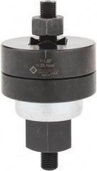 Greenlee - 1 Inch Hole Length x 1 Inch Wide, Square, Knockout Punch Unit - Hydraulic and Manually Operated, 14 Gauge Max in Mild Steel - Apex Tool & Supply