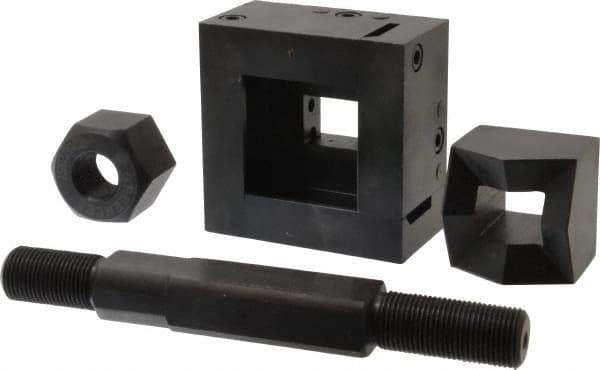 Greenlee - 1-13/16 Inch Hole Length x 1-13/16 Inch Wide, Square, Knockout Punch Unit - Hydraulic and Manually Operated, 10 Gauge Max in Mild Steel - Apex Tool & Supply