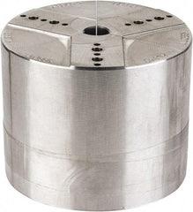 Abbott Workholding Products - 4" & Up Chuck Capacity, Northfield Attachment, Round Soft Lathe Chuck Jaw - 3 Jaws, Aluminum, 3.92" Wide x 3" High - Apex Tool & Supply