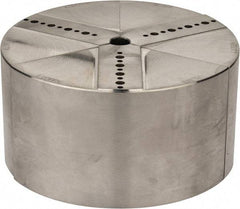 Abbott Workholding Products - 6" & Up Chuck Capacity, Northfield Attachment, Round Soft Lathe Chuck Jaw - 3 Jaws, Aluminum, 5.92" Wide x 3" High - Apex Tool & Supply