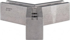 Abbott Workholding Products - 8" & Up Chuck Capacity, 1.5mm x 60° Serrated Attachment, Square Soft Lathe Chuck Jaw - 3 Jaws, Steel, 63/64" Btw Mount Hole Ctrs, 4" Long x 1-1/2" Wide x 2" High, 0.5512" Groove, 0.4724" & 12mm Fastener - Apex Tool & Supply