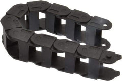 Igus - 1 Ft. Long, Igumid G, Fixed Open Cable and Hose Carrier - 0.98 Inch Inside Width x 0.71 Inch Inside Height, 1.42 Inch Outside Width x 0.91 Inch Outside Height, 1-1/2 Inch Bend Radius - Apex Tool & Supply