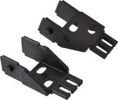 Igus - 1.42 Inch Outside Width x 0.94 Inch Outside Height, Cable and Hose Carrier Steel Zipper Mounting Bracket Set - 1-1/2 Inch Bend Radius, 0.98 Inch Inside Width x 0.67 Inch Inside Height - Apex Tool & Supply