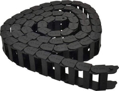 Igus - 6 Ft. Long, Igumid G, Fixed Open Cable and Hose Carrier - 1-1/2 Inch Inside Width x 0.71 Inch Inside Height, 1.93 Inch Outside Width x 0.91 Inch Outside Height, 1-1/2 Inch Bend Radius - Apex Tool & Supply