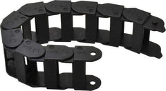 Igus - 1 Ft. Long, Igumid G, Fixed Open Cable and Hose Carrier - 1-1/2 Inch Inside Width x 0.71 Inch Inside Height, 1.93 Inch Outside Width x 0.91 Inch Outside Height, 1-1/2 Inch Bend Radius - Apex Tool & Supply