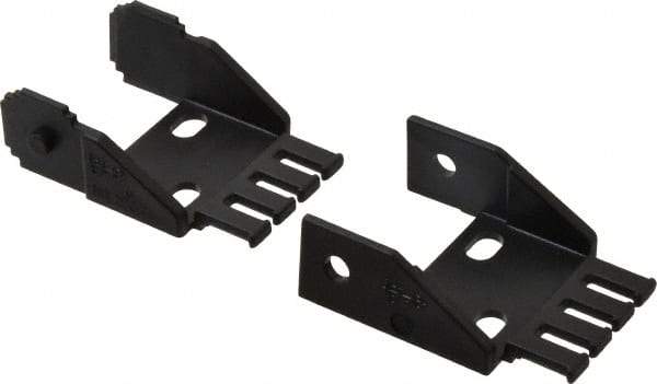 Igus - 1.93 Inch Outside Width x 0.94 Inch Outside Height, Cable and Hose Carrier Steel Zipper Mounting Bracket Set - 1-1/2 Inch Bend Radius, 1.05 Inch Inside Width x 0.67 Inch Inside Height - Apex Tool & Supply